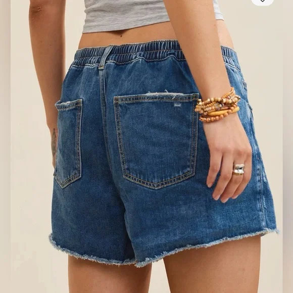 Aerie Daydream Denim Shorts Size Small NWT - Picture 6 of 6